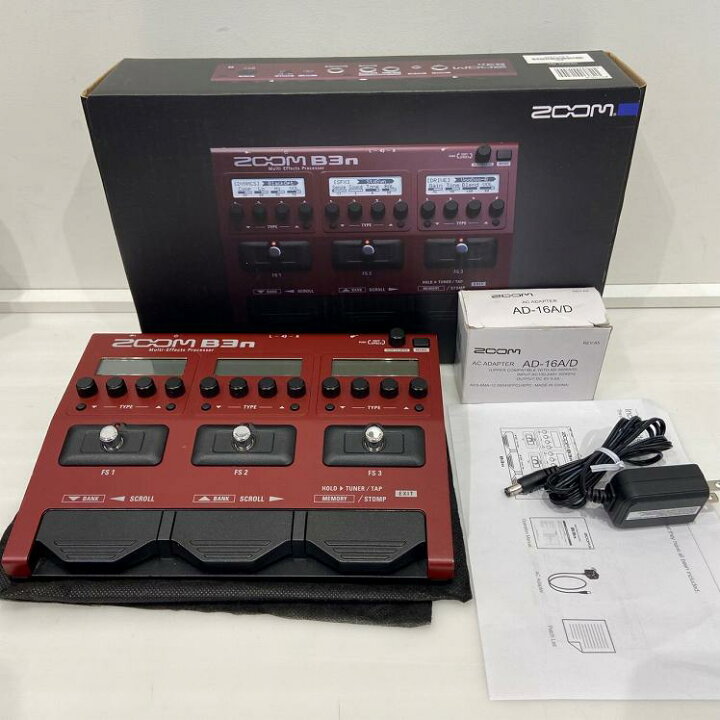 楽天市場】ZOOM（ズーム）/B3n ベース用マルチエフェクター 【中古 