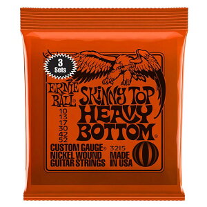 ERNiE BALL 3215 10-52 スリンキートップヘビーボトム 3セット アーニーボール エレキギター弦 お買い得な3パック