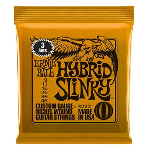 ERNiE BALL 3222 09-46 nCubhXL[ 3Zbg A[j[{[ GLM^[ 3pbN