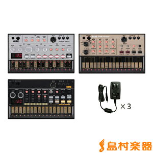 KORG volca�V���[�Y �A�i���O�V���Z�A�_�v�^�[�Z�b�g �R���O