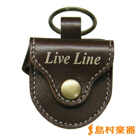 Live Line LPC1200CH レザーピックケース　【チョコレート】 ライブライン