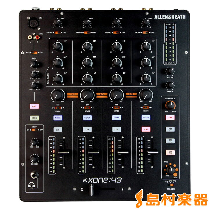 楽天市場】Allen & Heath Xone:43 DJミキサー アレン＆ヒース 【国内 