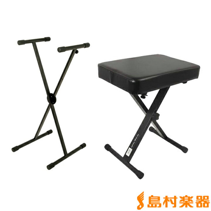 楽天市場】OnStageStands X型スタンド・X型3段調整イス キーボード用  
