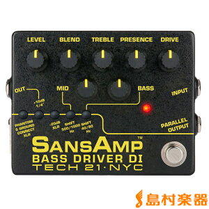 Tech21 SANSAMP BASS DRIVER DI V2 �x�[�X�p�v���A���v �_�C���N�g�{�b�N�X DI �e�b�N21