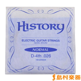 HISTORY HEGSN026 エレキギター弦 D-4th .026 【バラ弦1本】 ヒストリー