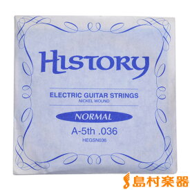 HISTORY HEGSN036 エレキギター弦 A-5th .036 【バラ弦1本】 ヒストリー