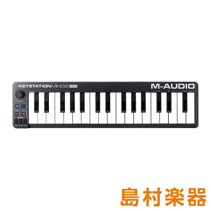 楽天市場】M-AUDIO Keystation Mini32 MK3 32鍵盤 MIDIキーボード エム 