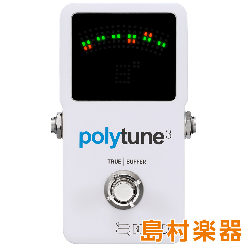 TC Electronic POLYTUNE 3 初売り お買い得品 エレクトロニック ビルトインバッファー チューナー