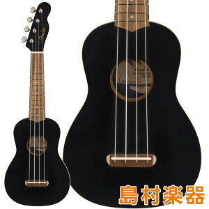 Fender Venice Soprano Ukulele Black Walnut ソプラノウクレレ フェンダー