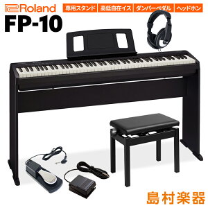 Roland FP-10 BK pX^hEᎩ݃CXE_p[y_EwbhzZbg [h FP10 ubN
