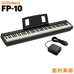 Roland FP-10 BK �d�q�s�A�m 88���� ���[�����h FP10 �u���b�N