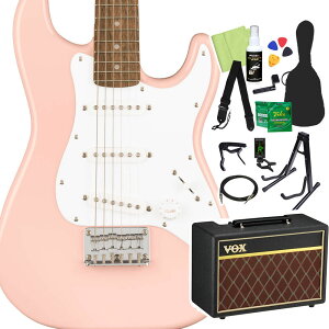 Squier by Fender Mini Stratocaster GLM^[S14_Zbg yVOXAvtz XggLX^[ ~jTCY XNC[ / XNCA yS҃Zbgz