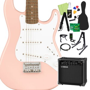 Squier by Fender Mini Stratocaster GLM^[S14_Zbg y}nAvtz XggLX^[ ~jTCY XNC[ / XNCA yS҃Zbgz
