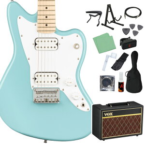 Squier by Fender Mini Jazzmaster HH GLM^[S14_Zbg yVOXAvtz WY}X^[ ~jTCY XNC[ / XNCA yS҃Zbgz