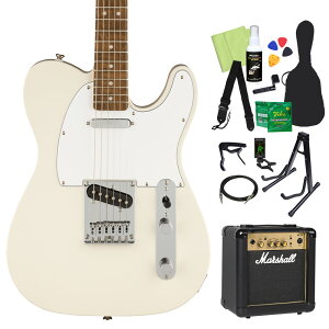 Squier by Fender Affinity Series Telecaster Laurel Fingerboard White Pickguard �G���L�M�^�[���S��14�_�Z�b�g�y�}�[�V�����A���v�t���z �e���L���X�^�[ �X�N���C���[ / �X�N���C�A �y���S�҃Z�b�g�z