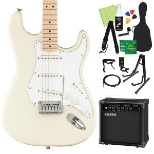 Squier by Fender Affinity Series Stratocaster �G���L�M�^�[���S��14�_�Z�b�g�y���}�n�A���v�t���z �X�g���g�L���X�^�[ �X�N���C���[ / �X�N���C�A �y���S�҃Z�b�g�z