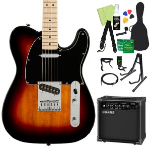 Squier by Fender Affinity Series Telecaster Maple Fingerboard Black Pickguard �G���L�M�^�[���S��14�_�Z�b�g�y���}�n�A���v�t���z �e���L���X�^�[ �X�N���C���[ / �X�N���C�A �y���S�҃Z�b�g�z