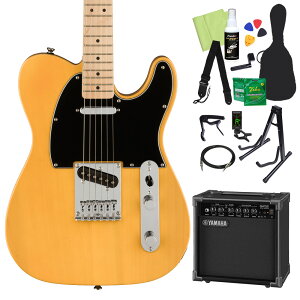 Squier by Fender Affinity Series Telecaster Maple Fingerboard Black Pickguard GLM^[S14_Zbgy}nAvtz eLX^[ XNC[ / XNCA yS҃Zbgz