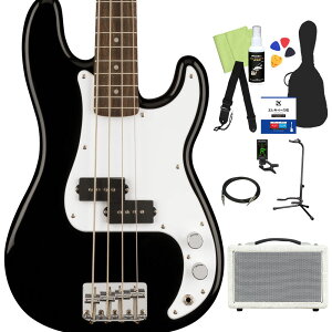 Squier by Fender Mini Precision Bass x[X S12_Zbg yyňԔĂx[XAvtz vVWx[X ~jTCY XNC[ / XNCA yS҃Zbgz
