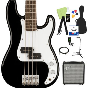 Squier by Fender Mini Precision Bass ベース 初心者12点セット 【Fenderアンプ付】 プレシジョンベース ミニサイズ スクワイヤー / スクワイア 【初心者セット】