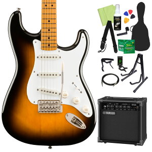 Squier by Fender Classic Vibe '50s Stratocaster GLM^[S14_Zbg y}nAvtz XggLX^[ XNC[ / XNCA yS҃Zbgz