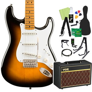 �y20����25���̓G���g���[�ł����P5�{�zSquier by Fender Classic Vibe '50s Stratocaster �G���L�M�^�[���S��14�_�Z�b�g �yVOX�A���v�t���z �X�g���g�L���X�^�[ �X�N���C���[ / �X�N���C�A �y���S�҃Z�b�g