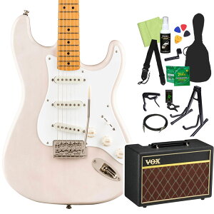 Squier by Fender Classic Vibe '50s Stratocaster �G���L�M�^�[���S��14�_�Z�b�g �yVOX�A���v�t���z �X�g���g�L���X�^�[ �X�N���C���[ / �X�N���C�A �y���S�҃Z�b�g�z