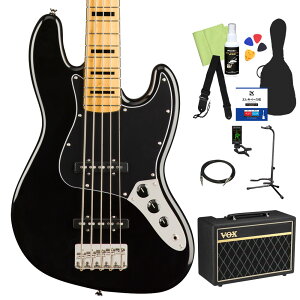 Squier by Fender Classic Vibe '70s Jazz Bass V 5x[XS12_Zbg yVOXAvtz WYx[X XNC[ / XNCA yS҃Zbgz