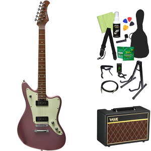 Bacchus WINDY-STD/RSM エレキギター初心者14点セット 【VOXアンプ付き】 グローバルシリーズ バッカス 【初心者セット】