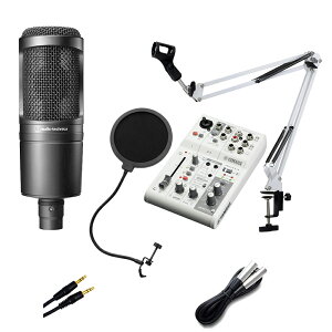 YAMAHA AG03MK2 AT2020 �������z�M�Z�b�g �A�[���X�^���h �|�b�v�K�[�h 4��Aux�P�[�u���t ���z�M�E�������� �R���f���T�[�}�C�N �~�L�T�[ ���}�n �����Z�b�g