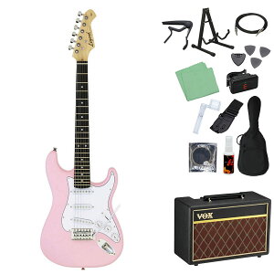 LEGEND LST-MINI エレキギター 初心者14点セット【VOXアンプ付き】 ストラトタイプ ミニギター レジェンド 【初心者セット】