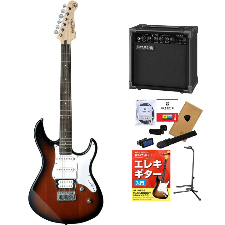 楽天市場】YAMAHA PACIFICA112V 教本付きヤマハアンプセット エレキ 