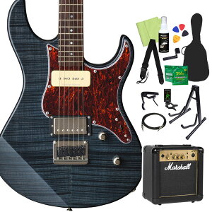 YAMAHA PACIFICA611HFM エレキギター初心者14点セット 【マーシャルアンプ付き】 ヤマハ パシフィカ 【初心者セット】