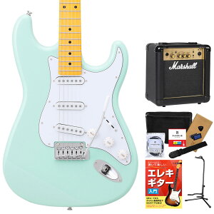 HISTORY HST/m-Performance エレキギター初心者12点セット【マーシャルアンプ付き】 ハムバッカー切替可能 アルダーボディ ストラトタイプ ヒストリー