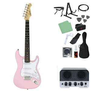 LEGEND LST-MINI エレキギター初心者14点セット【Bluetooth搭載ミニアンプ付き】 ストラトタイプ ミニギター レジェンド 【初心者セット】