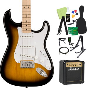 Squier by Fender SONIC STRATOCASTER �G���L�M�^�[���S��14�_�Z�b�g�y�}�[�V�����A���v�t���z �X�g���g�L���X�^�[ �X�N���C���[ / �X�N���C�A �\�j�b�N �y���S�҃Z�b�g�z