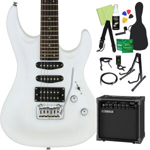 AriaProII MAC-STD エレキギター初心者14点セット【ヤマハアンプ付き】 24フレット SSHピックアップ アリアプロ2 【初心者セット】