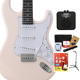 【レビューでギター曲集プレゼント】 BUSKER'S BST-Standard エレキギター初心者12点セット【ミニアンプ付き】 ストラトキャスタータイプ ローステッドメイプルネック パステルカラー バスカーズ