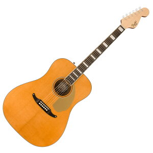 Fender King Vintage エレアコギター トップ単板 California カリフォルニアシリーズ ハードケース付属 フェンダー