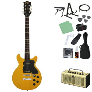 Blitz by AriaProII BLP-SPL/DC エレキギター初心者14点セット 【THR5アンプ付き】 レスポールスペシャルタイプ ダブルカッタウェイ ブリッツ 【初心者セット】