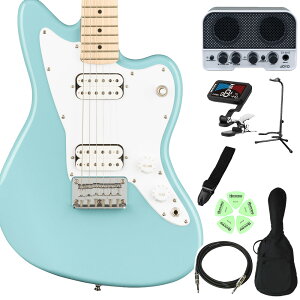 Squier by Fender Mini Jazzmaster HH w 1NeILbYM^[S҃Zbg qGLM^[ ~jM^[ WY}X^[ XNC[ / XNCA