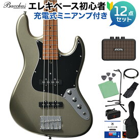 Bacchus WJB-1DX RSM/M 選べるアンプ初心者セット エレキベース ジャズベースタイプ ユニバースシリーズ バッカス