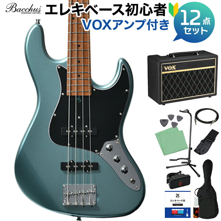 楽天市場】Bacchus WJB-1DX RSM/M 選べるアンプ初心者セット エレキ 