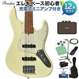 Bacchus WJB-1DX RSM/M 選べるアンプ初心者セット エレキベース ジャズベースタイプ ユニバースシリーズ バッカス