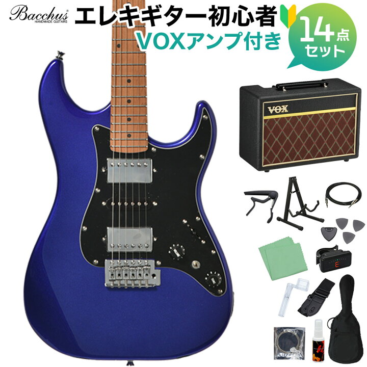楽天市場】Bacchus GS-4DX RSM/M 選べるアンプ初心者セット エレキ 