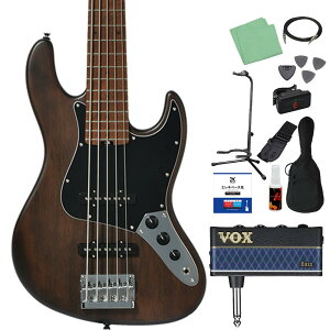 Bacchus WL5-STD/RSM 5弦ベース初心者12点セット 【ヘッドホンアンプ付】 グローバルシリーズ バッカス