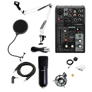 YAMAHA AG03MK2 iPhone�z�M�Z�b�g �A�[���X�^���h �|�b�v�K�[�h 4��Aux�P�[�u���t ���z�M�E�������� �R���f���T�[�}�C�N �~�L�T�[ ���}�n �����Z�b�g