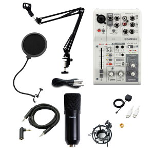 YAMAHA AG03MK2 iPhone�z�M�Z�b�g �A�[���X�^���h �|�b�v�K�[�h 4��Aux�P�[�u���t ���z�M�E�������� �R���f���T�[�}�C�N �~�L�T�[ ���}�n �����Z�b�g