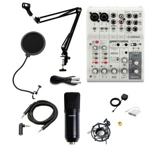 YAMAHA AG06MK2 iPhone�z�M�Z�b�g �A�[���X�^���h �|�b�v�K�[�h 4��Aux�P�[�u���t ���z�M�E�������� �R���f���T�[�}�C�N �~�L�T�[ ���}�n �����Z�b�g
