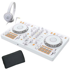 Pioneer DJ DDJ-FLX4-W (�z���C�g)+��p�X���[�u�P�[�X+�I�ׂ���T�Z�b�g DJ�R���g���[���[ rekordbox serato DJ�Ή� �p�C�I�j�A DDJFLX4W